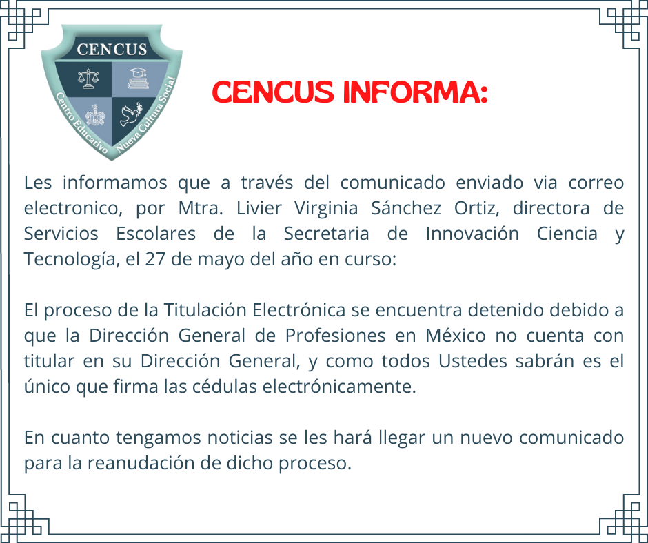 CENCUS INFORMA 